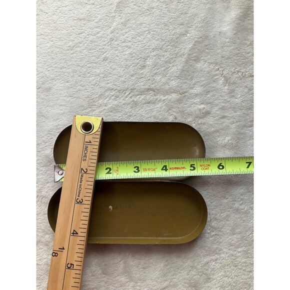 Vintage Willson Goggles Metal Eyewear Case Olive Green 5.5" Long*Read(Just Case) - Picture 5 of 8